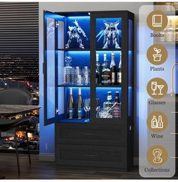 Display Cabinet with LED Lights