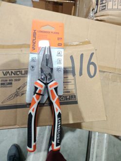 VANQUISH 8" Long Nose Pliers (Brand New)