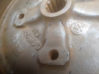 Vw German rear drum-4 lug holes (5 available)