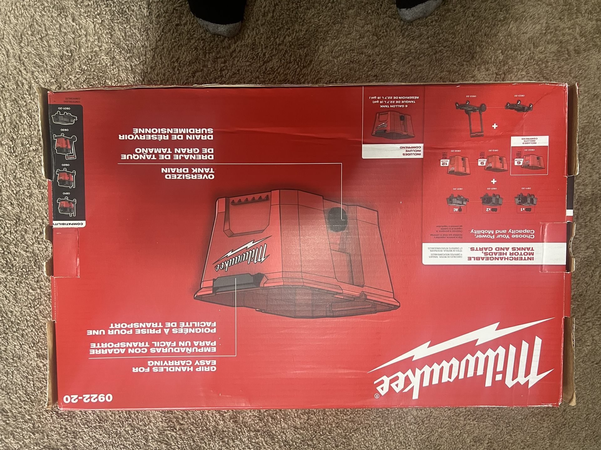 Dry/wet Vac 6 Gallon Tank
