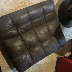 Leather dog bed