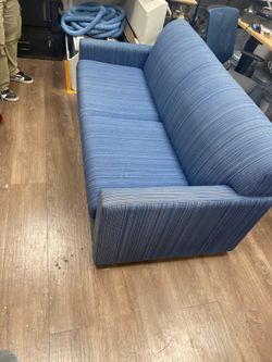 Blue sofa bed