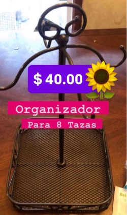 Organizador de Tazas Especial $40.00 Para 8 Tazas Línea Meridian Princess House Ventas Finales