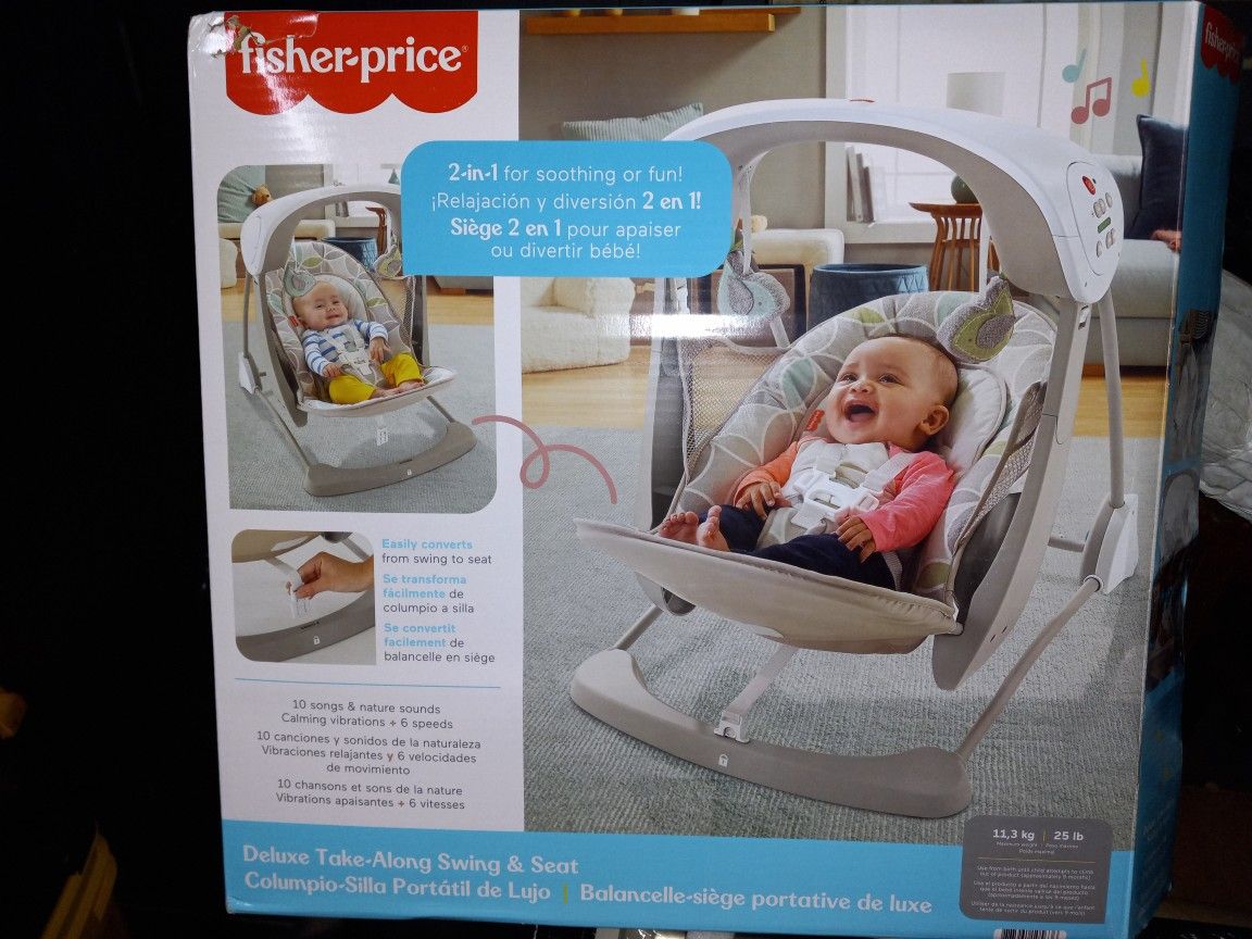 Fisher Price On The Go Baby Swing Travel Swing 