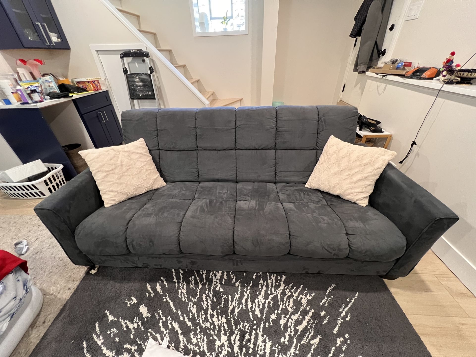 Futon Sofa/Bed - 3 Position Convertible