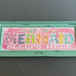Mermaid Framed Wall art 