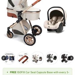 Baby Stroller With Car Seat 