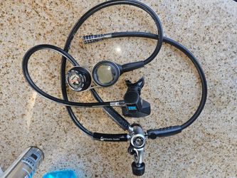 Scubapro regulator setup for scuba diving