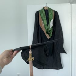 cap and gown (Graduate Programs)