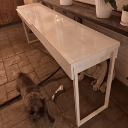 Glass Top Table
