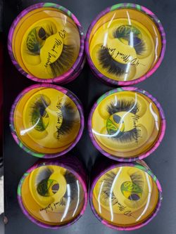 100% Human Hair False Eyelashes – Natural Wispy Look