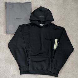 Black Essentials Fear Of God Hoodie Size Medium