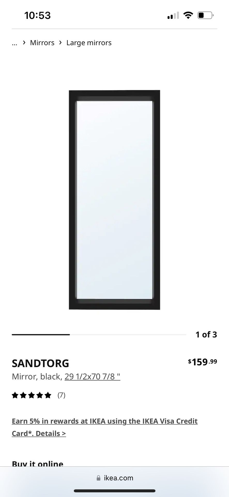 IKEA SANDTORG Mirror for Sale in Tucson, AZ - OfferUp