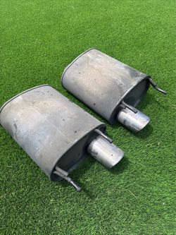 OEM Lexus IS350 Stock Rear Mufflers – Factory Axle-Back Exhaust – 2006-2013