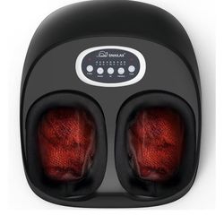 Snailax Shiatsu Foot Massager with Heat, Kneading, Compression, Vibration, Feet Massage Machine for Plantar Fasciitis, Neuropathy, Foot Warmer, Gifts 