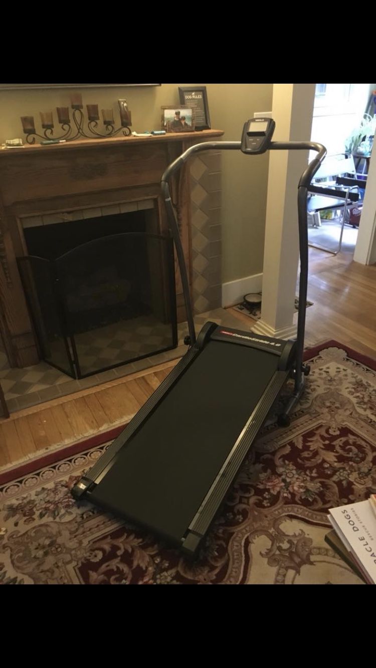 Treadmill (space saver! Folds up!)