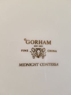 Gorham fine china midnight contessa