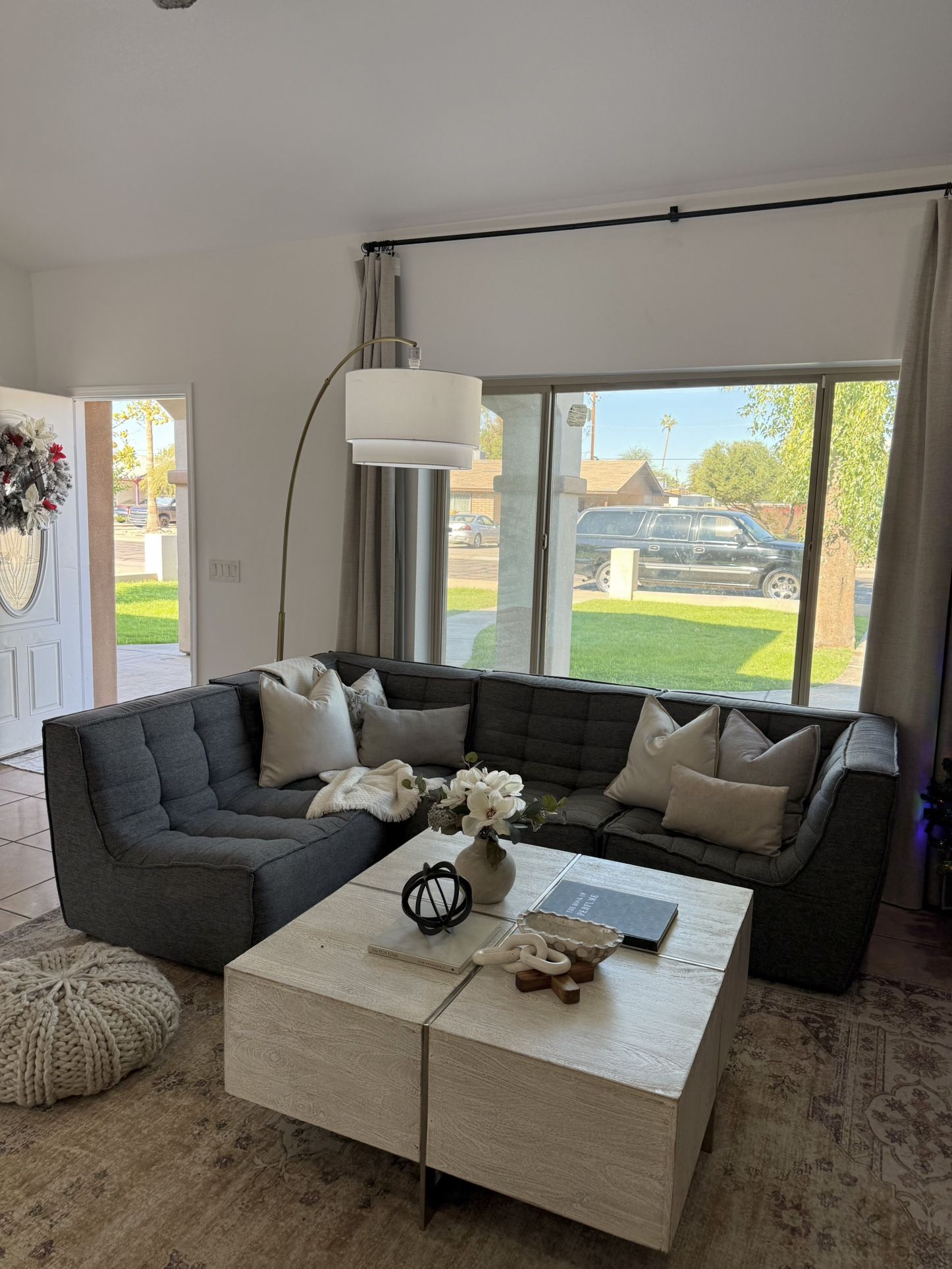 New Gray Sectional Couch