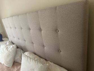 Great condition complete King bed with headboard, frame and mattress