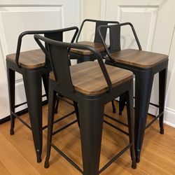 Bar Counter Stool Set Of 4