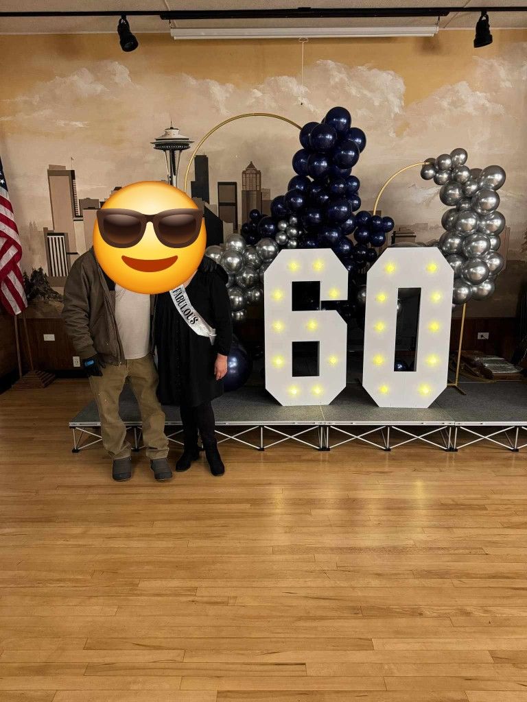 60 LED Marquee Number