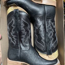El General Bota Exotica De Avestruz Size 6-11