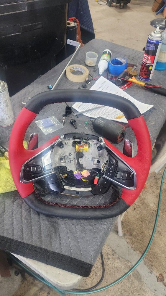 Leather Wrapped steering Wheels
