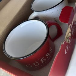 Brand new guess mugs