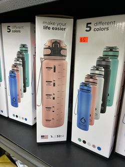 Bottlerix Motivational Water Bottle pink