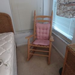 Rocking Chair With Cushions $150