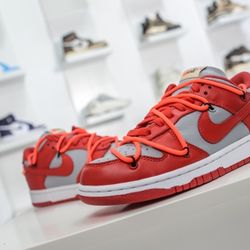 Nike Dunk Low Off White University Red 3
