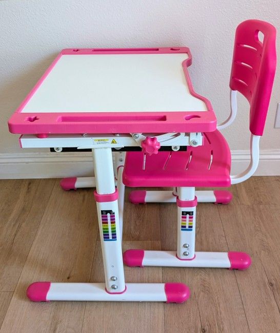Adjustable Kids Desk and Chair Set - Very New