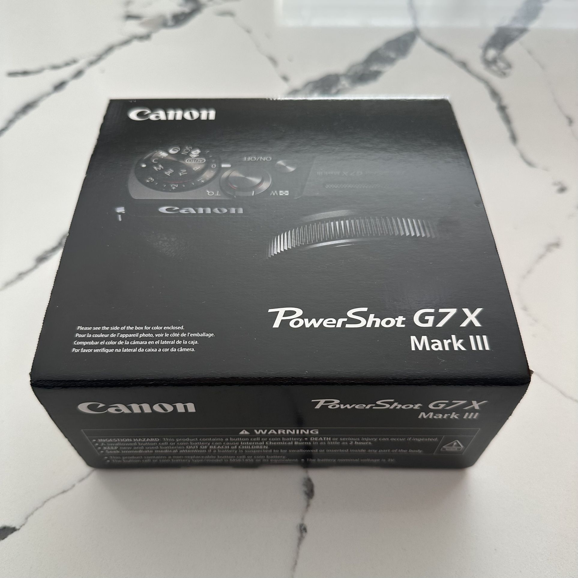 Canon PowerShot G7 X Mark III 20.1 Megapixel Digital Camera - Black