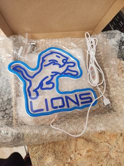 Detriot Lions Fan Light