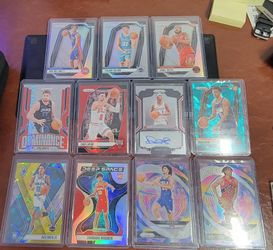Luka /75 Lavine /75 Silver Prizms And Other Numbered Cards And Auto