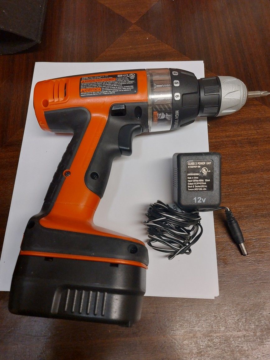 Black Decker BD12PS Cordless Drill 3 8