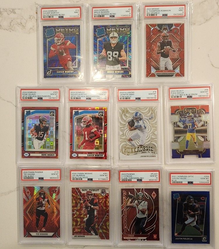 FOOTBALL PSA SLABS