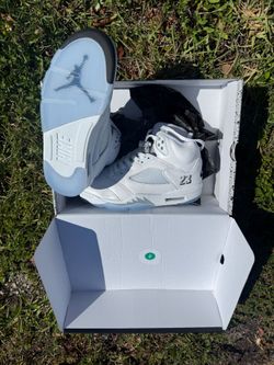 Jordan 5 white metallic
