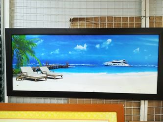 beach,palm boat picture