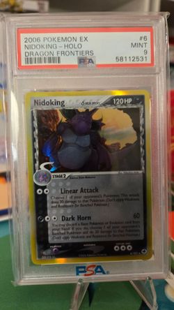 PSA 9 Nidoking Holo Dragon Frontiers 6/101 Pokémon