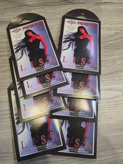 LOT OF 12 ESCO x LISA Trading Card Hanger Packs Press Play Blackpink Sealed New