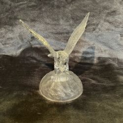 Crystal Eagle Paper Weight Figurine
