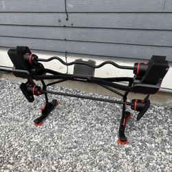BowFlex SelectTech 2080 Adjustable Barbell with Curl Bar