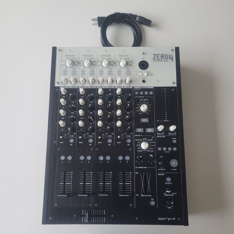 Zero4 4 Channel HQ DJ Mixer Korg FXs Midi Tracktor Integrated