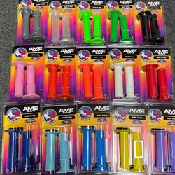 New AME BMX Tri Grips w/ Flange 120mm
