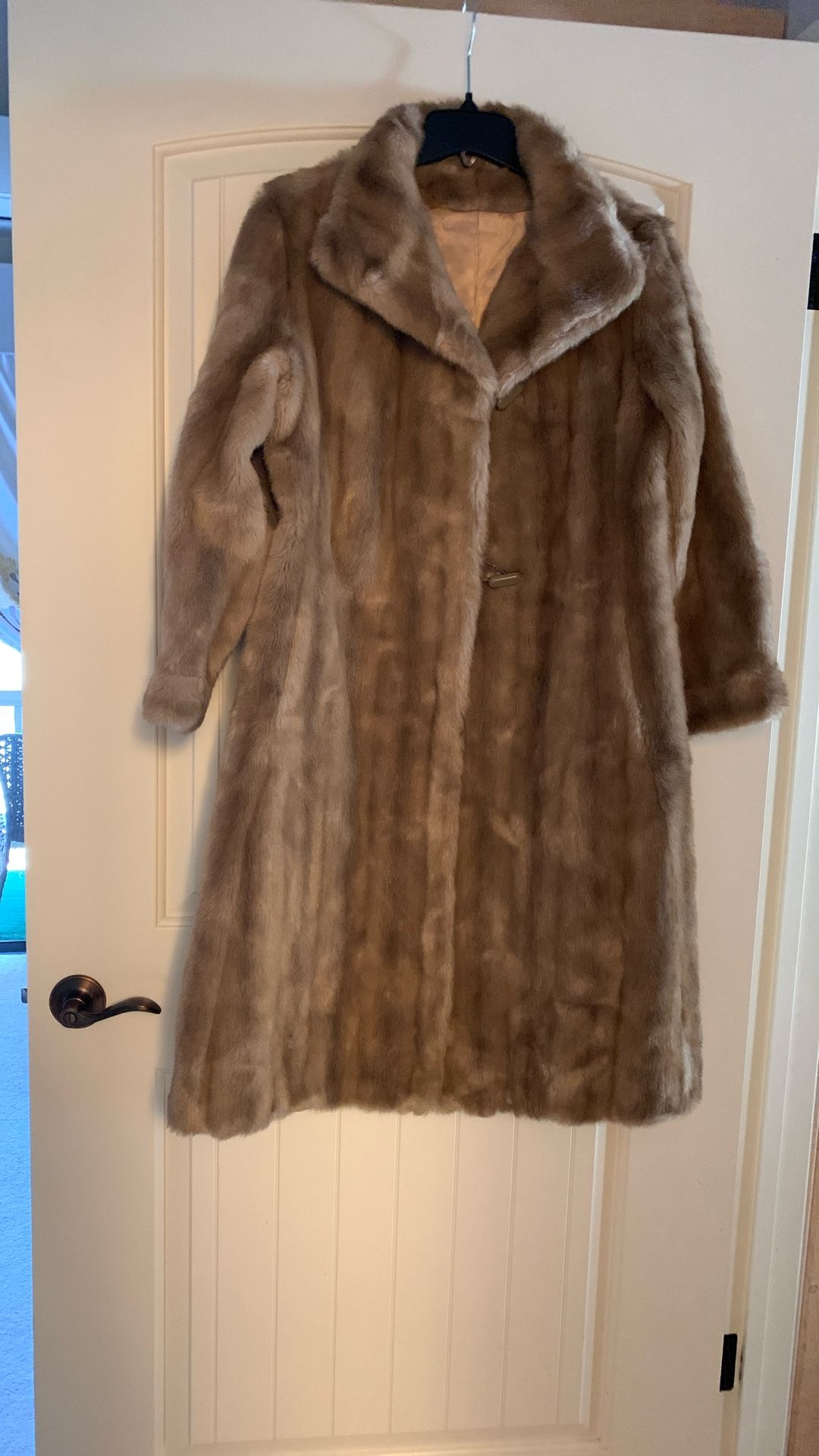 Fur Coat - Vintage Man Made Fur