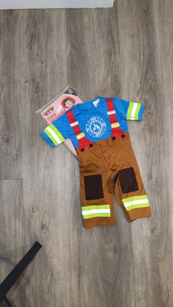 Infant firefighter costume