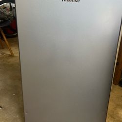 Hisense is a compact refrigerator 