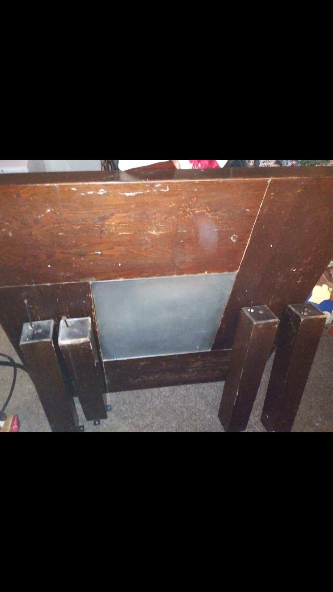 Solid wood Table- make an offer ! Putting out by dumpster