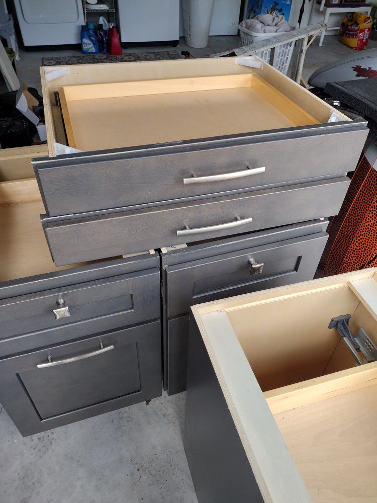 Wood Cabinets With Drawers 